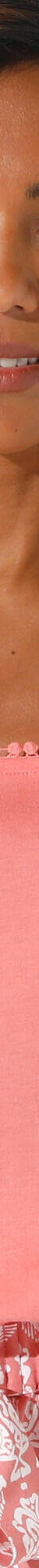 T-shirt col carré galon fantaisie (corail) T-shirt col carré galon fantaisie (corail)